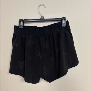 GapFit Black Star Patterned Women’s Running Shorts